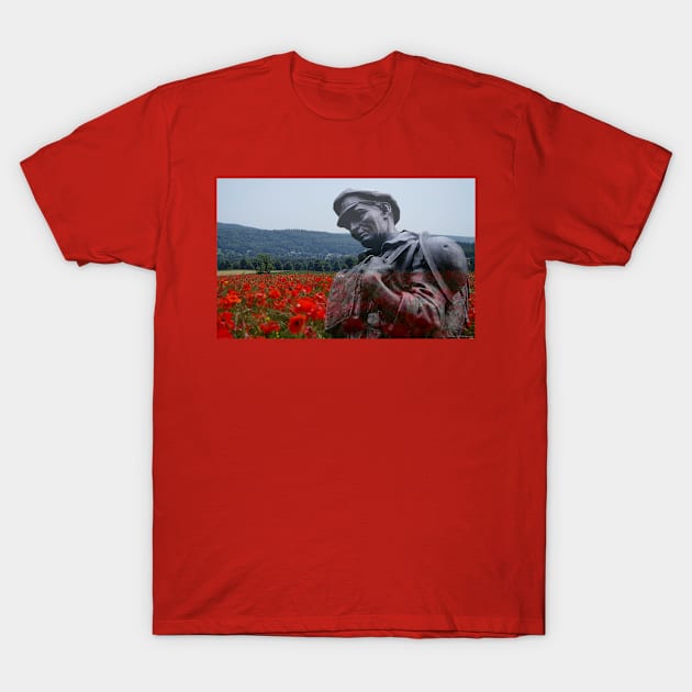 soldier Remembrance Day art T-Shirt by Simon-dell